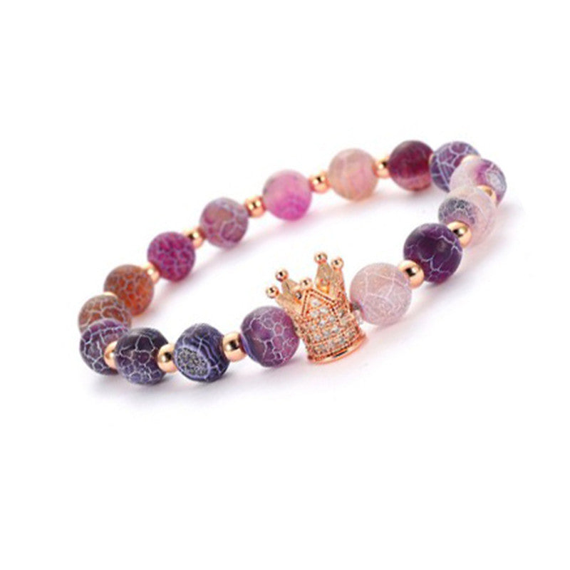 Wholesale Jewelry Micropaved Zircon Volcanic Stone Bracelets